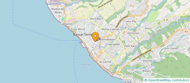 localisation de l'entreprise MANGE BENI à BASSE-TERRE