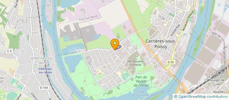 localisation de l'entreprise MANGE BIEN 78  CARRIERES-SOUS-POISSY