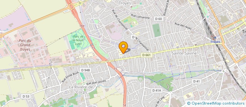 localisation de l'entreprise MANGE DES BULLES  SAINTE-SAVINE