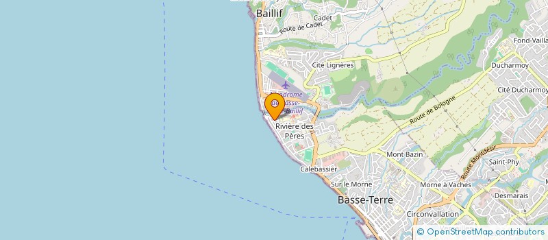 localisation de l'entreprise MANGE GWADOM à BASSE-TERRE