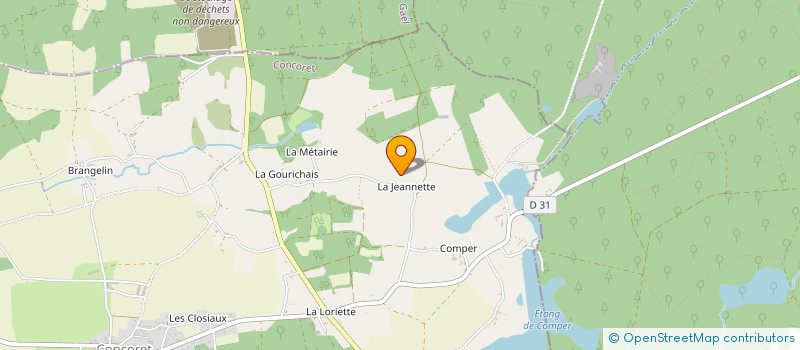 localisation de l'entreprise MANGE PAS TES PIEDS POUR AVANCER à CONCORET