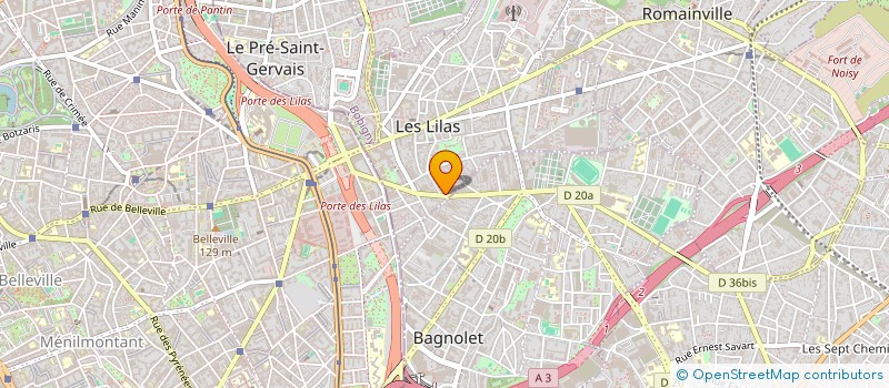 localisation de l'entreprise MANGE TES MOTS - CABARET LITTERAIRE à LES LILAS