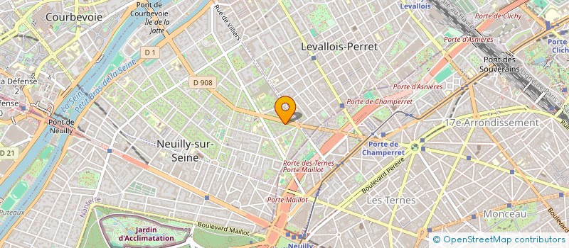 localisation de l'entreprise MANGEKYOU à NEUILLY-SUR-SEINE