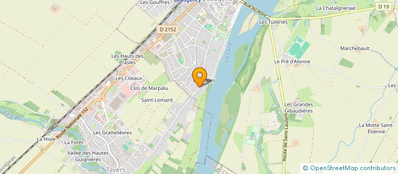 localisation de l'entreprise MANGEN'AGRI à BEAUGENCY