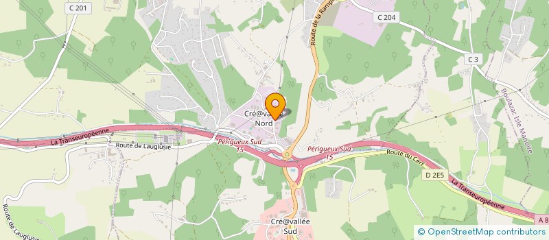 localisation de l'entreprise MANGEONS 24  COULOUNIEIX-CHAMIERS
