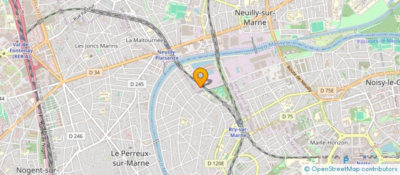 localisation de l'entreprise MANGEONS BIOANGE à NOISY-LE-GRAND
