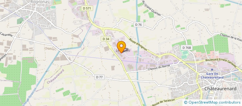 localisation de l'entreprise MANGEONS FRAIS RIVIERES  CHATEAURENARD