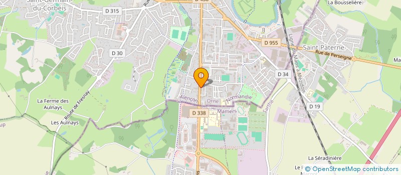 localisation de l'entreprise MANGER BIO A ALENCON à ALENCON