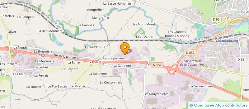 localisation de l'entreprise MANGHEBATI à CHATEAUBOURG