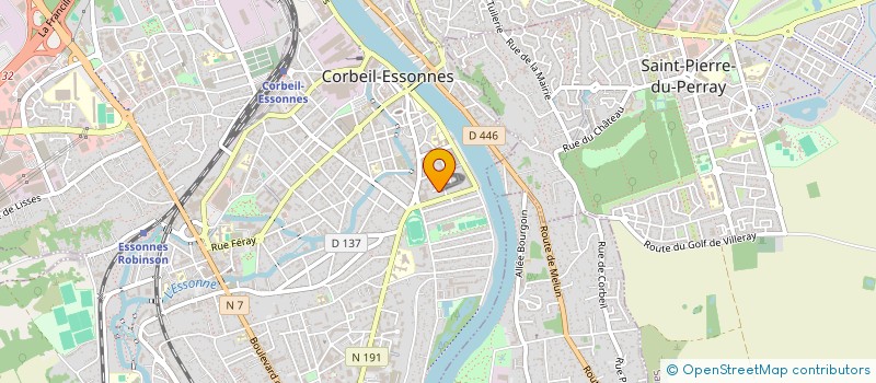 localisation de l'entreprise MANGIA PASTA à CORBEIL-ESSONNES