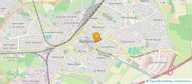 localisation de l'entreprise MANGIARACINA AVOCATS  NARBONNE