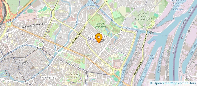 localisation de l'entreprise MANGIAVILLANO DUSSART à STRASBOURG