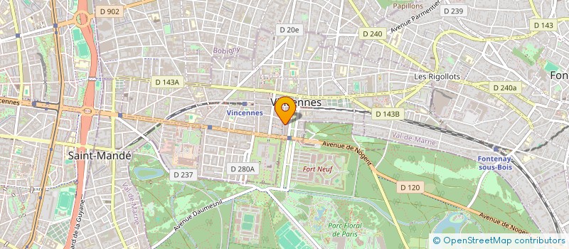 localisation de l'entreprise MANGIE  VINCENNES