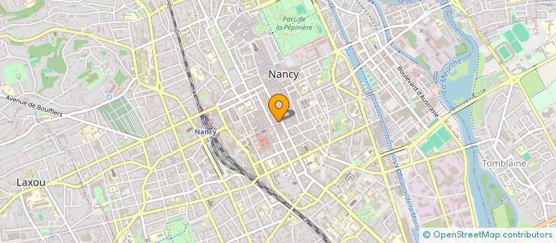 localisation de l'entreprise MANGIN  NANCY