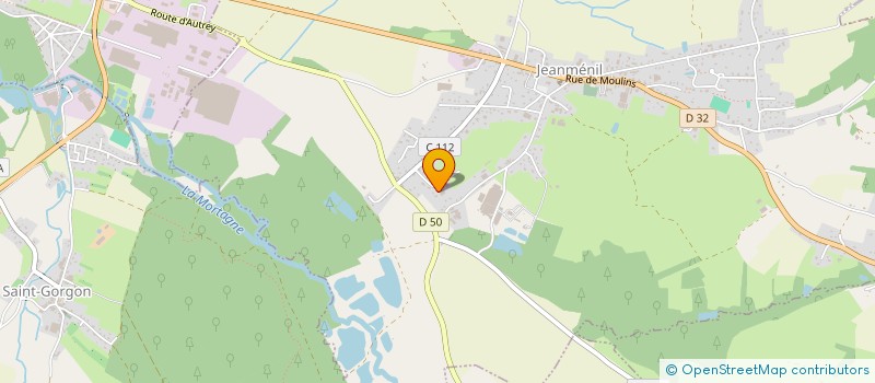 localisation de l'entreprise MANGIN TERRASSEMENT  JEANMENIL