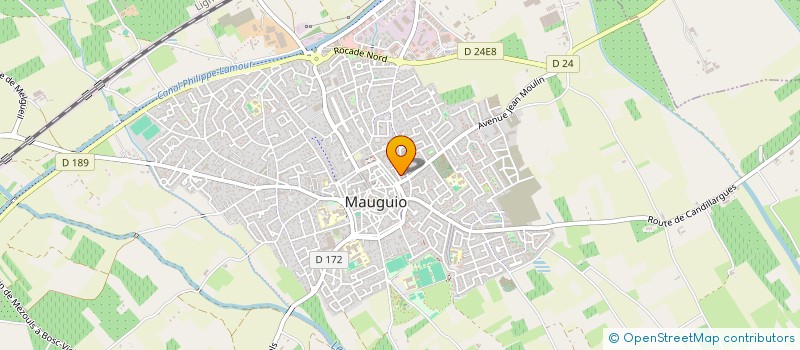 localisation de l'entreprise MANGION INVEST  MAUGUIO