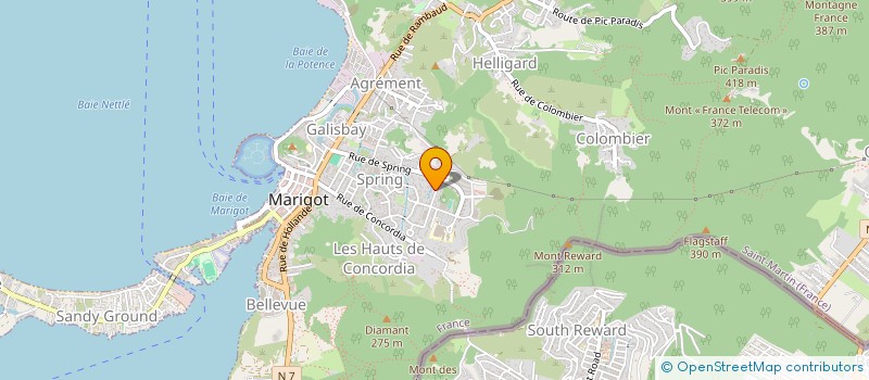 localisation de l'entreprise MANGLOUS  SAINT-MARTIN