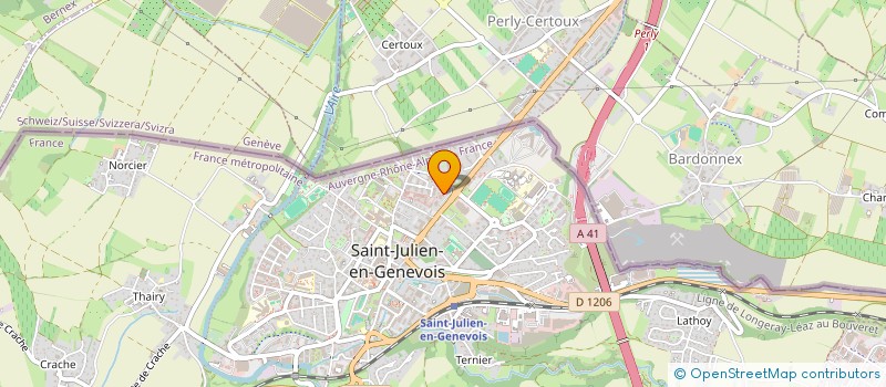 localisation de l'entreprise MANGO  SAINT-JULIEN-EN-GENEVOIS