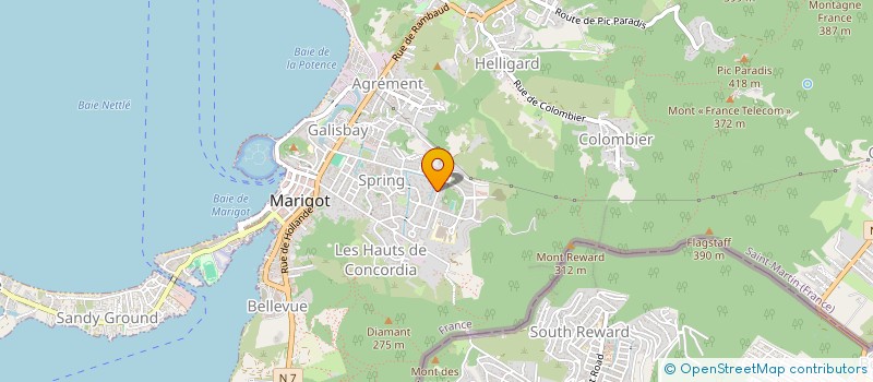 localisation de l'entreprise MANGO ECO-PROJECT  SAINT MARTIN