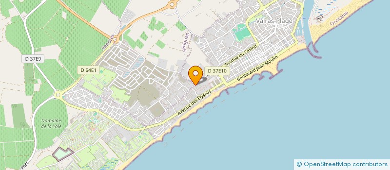 localisation de l'entreprise MANGO JULIE  VALRAS-PLAGE