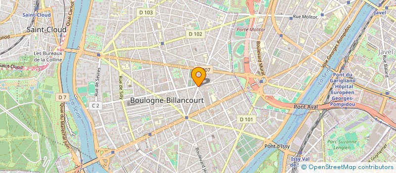 localisation de l'entreprise MANGO MANIA à BOULOGNE-BILLANCOURT
