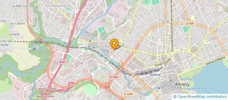 localisation de l'entreprise MANGO MEDIA à ANNECY