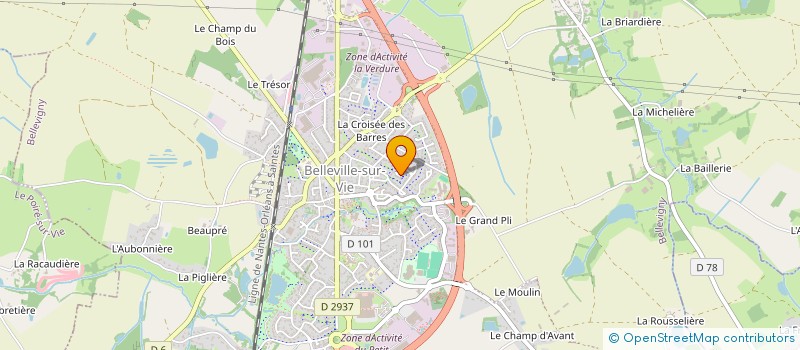 localisation de l'entreprise MANGOOZ DESIGN  DOMPIERRE-SUR-YON