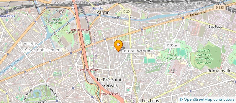 localisation de l'entreprise MANGORAUM  PANTIN