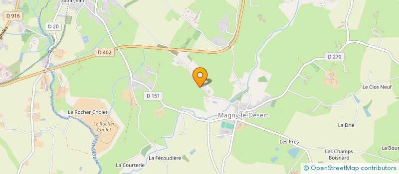 localisation de l'entreprise MANGOT à MAGNY-LE-DESERT