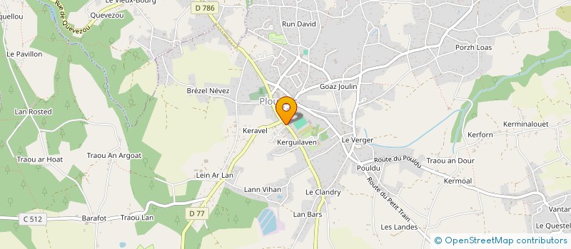 localisation de l'entreprise MANGOZ à PLOUEZEC