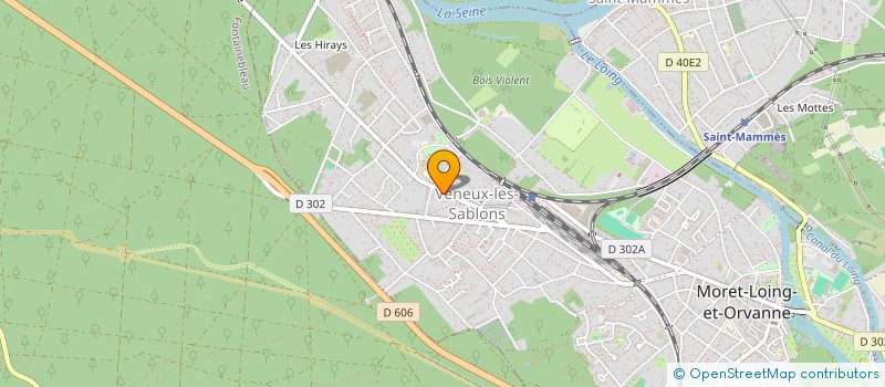 localisation de l'entreprise MANGROVES  MORET-LOING-ET-ORVANNE