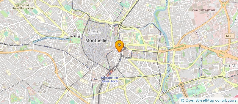 localisation de l'entreprise MANGUE à MONTPELLIER