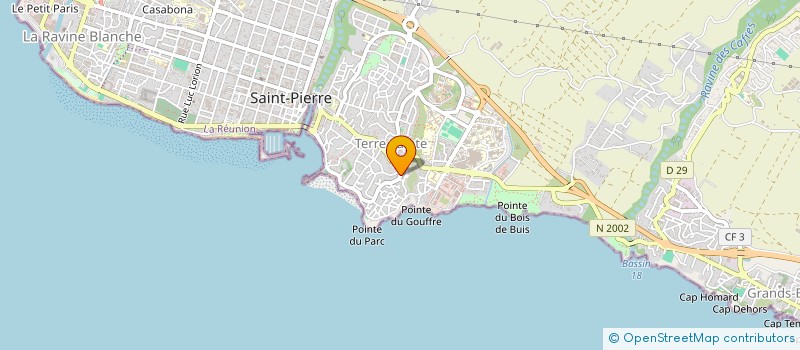 localisation de l'entreprise MANGUE à SAINT-PIERRE