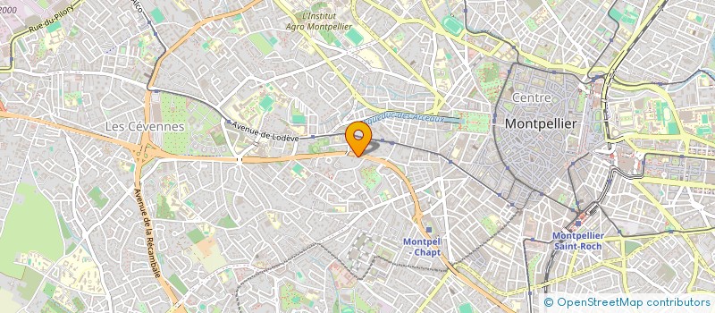 localisation de l'entreprise MANGUE VERTE à MONTPELLIER
