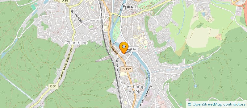 localisation de l'entreprise MANGUEIRA à EPINAL