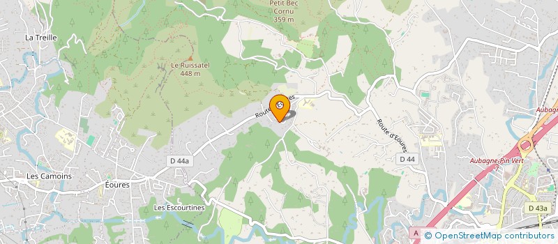 localisation de l'entreprise MANGUI à AUBAGNE