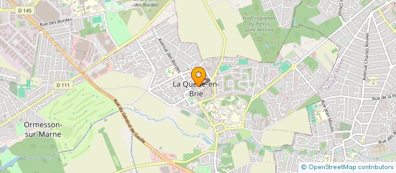 localisation de l'entreprise MANGUIER  LA QUEUE-EN-BRIE