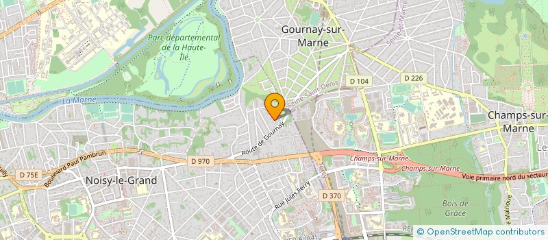 localisation de l'entreprise MANHAK à NOISY-LE-GRAND