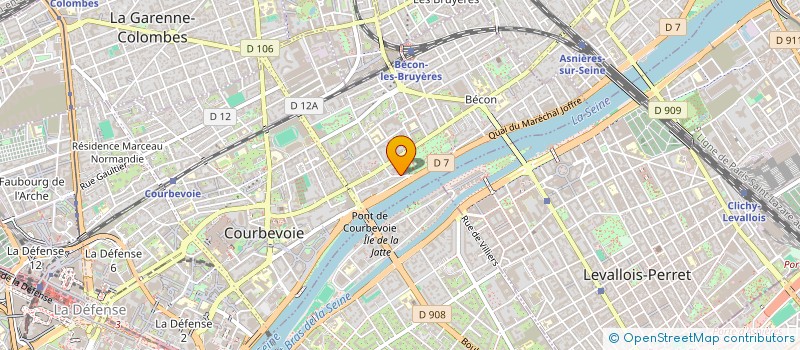 localisation de l'entreprise MANHAPY  COURBEVOIE