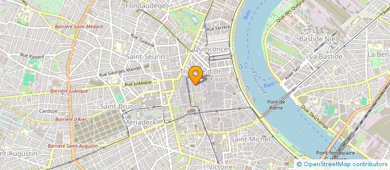 localisation de l'entreprise MANHATTAN à BORDEAUX