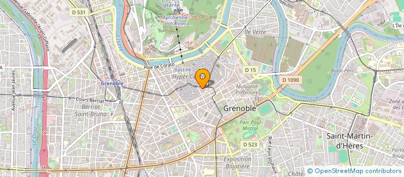 localisation de l'entreprise MANHATTAN à GRENOBLE