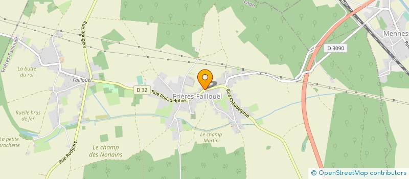 localisation de l'entreprise MANHATTAN  FRIERES-FAILLOUEL