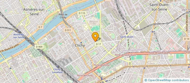 localisation de l'entreprise MANHATTAN à CLICHY