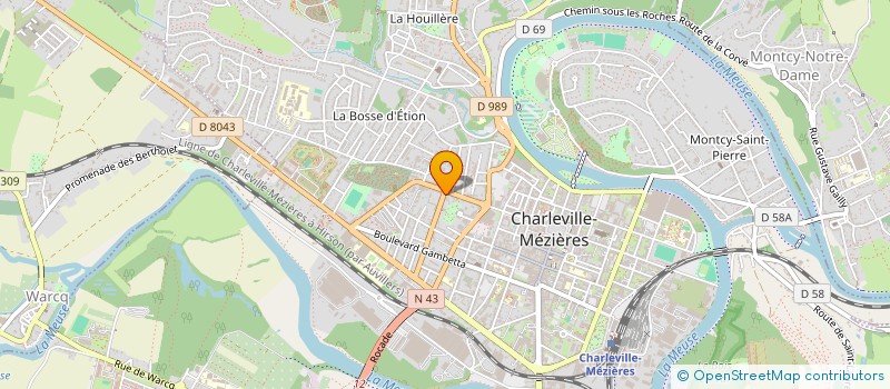 localisation de l'entreprise MANHATTAN CAFE  CHARLEVILLE-MEZIERES