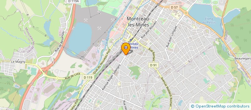 localisation de l'entreprise MANHATTAN PIZZA & KEBAB HOUSE à MONTCEAU-LES-MINES