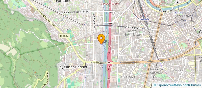 localisation de l'entreprise MANHATTAN STUDIO à SEYSSINET-PARISET