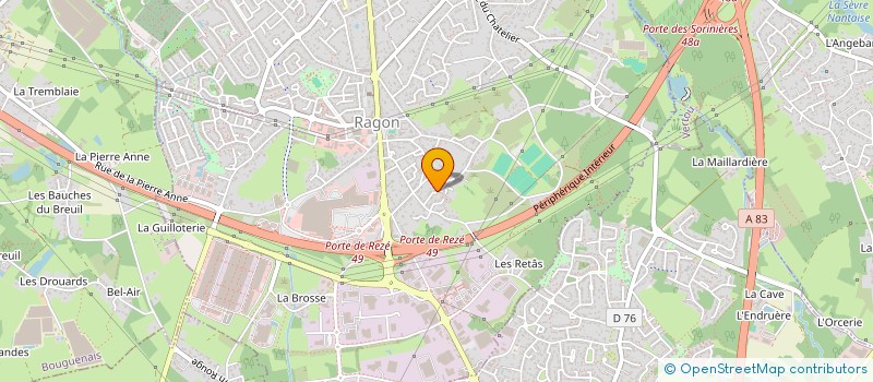 localisation de l'entreprise MANHE  REZE