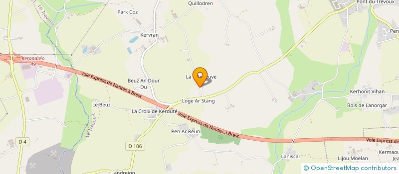 localisation de l'entreprise MANHU  LE TREVOUX