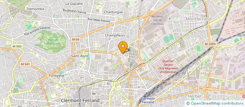 localisation de l'entreprise MANI  CLERMONT-FERRAND