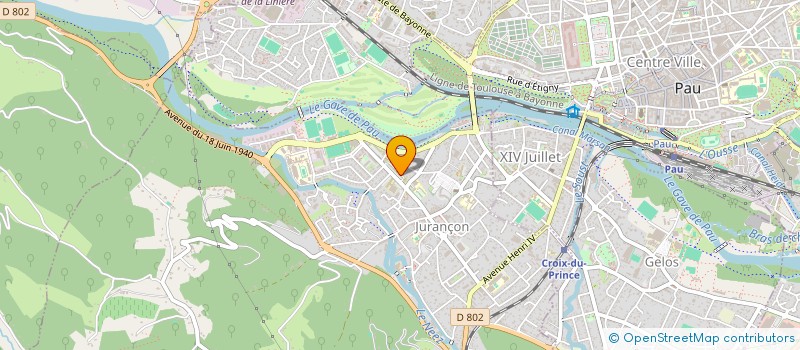 localisation de l'entreprise MANI à JURANCON